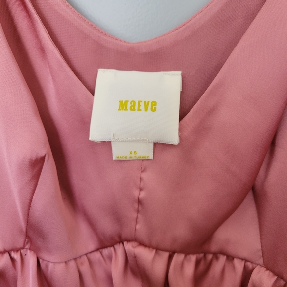 Maeve Pink Chiffon Blouse - Picture 3 of 5